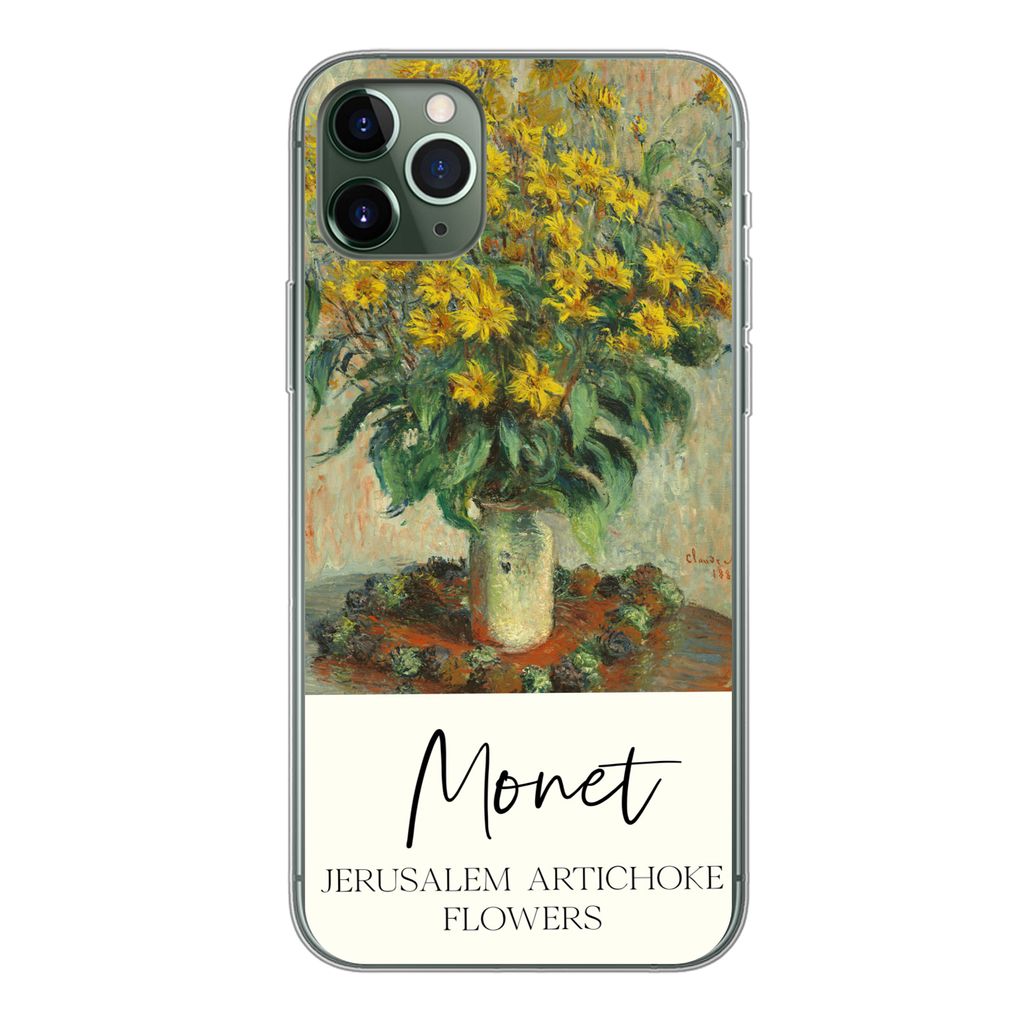 MuchoWow Handyhülle Schutzhülle Hülle für iPhone 11 Pro Max Alte Meister - Malerei - Monet Silikon Softcase Handy Hülle - Schutz