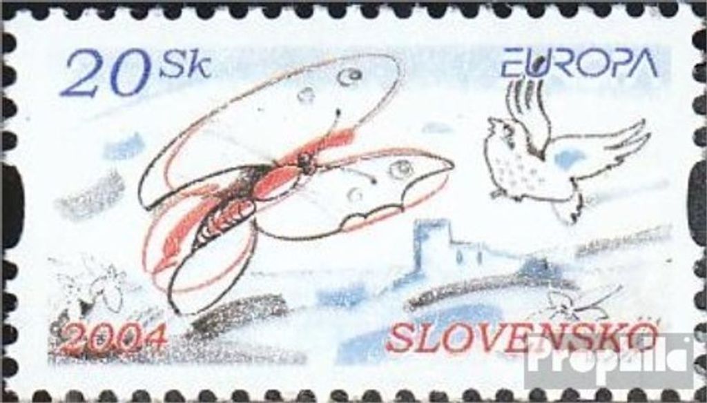 Briefmarken Slowakei 2004 Mi 483 (kompl.Ausg.) postfrisch Produktbild 