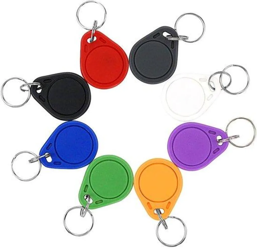 Badge RFID anti-copie - Lot de 30 porte-clés de secours pour résidents