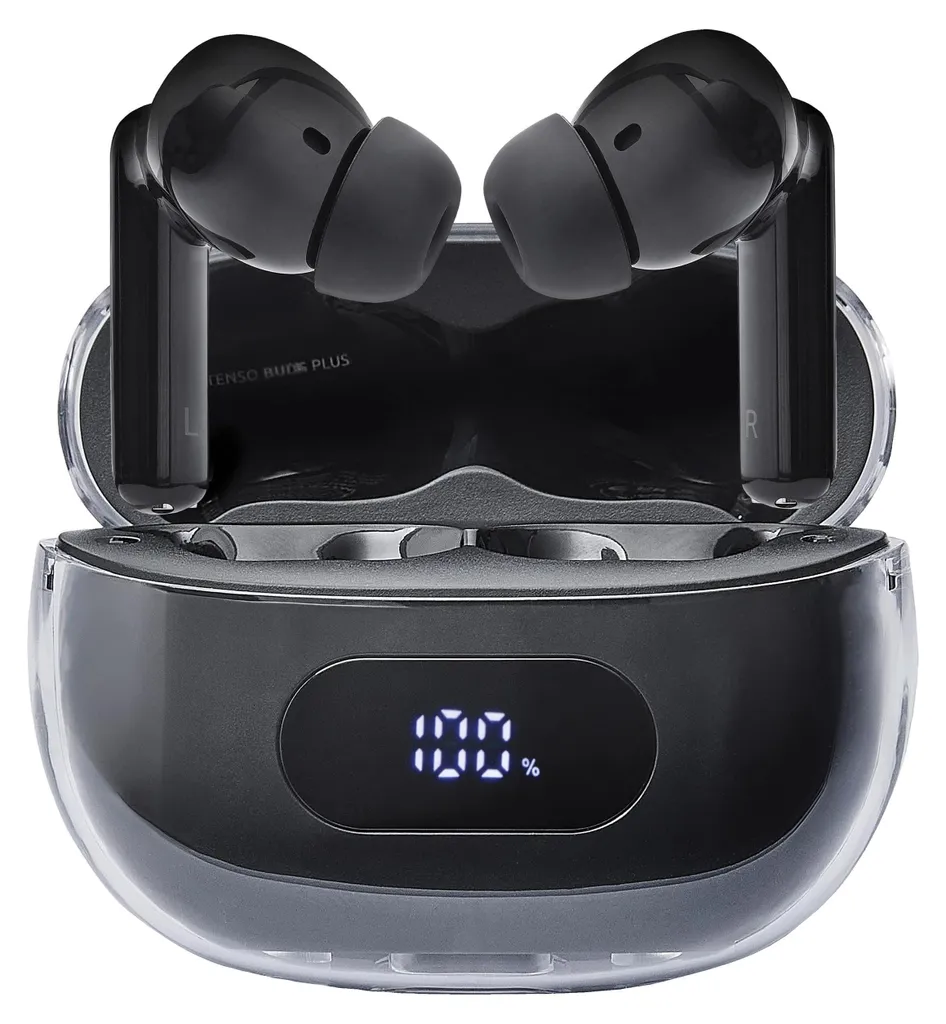 Écouteurs Bluetooth Intenso T310AE pour appels et musique avec étui