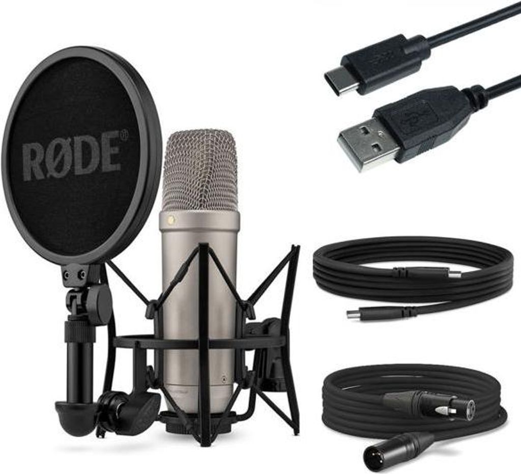 Rode NT1 5th Generation XLR USB Mikrofon + USB-Kabel