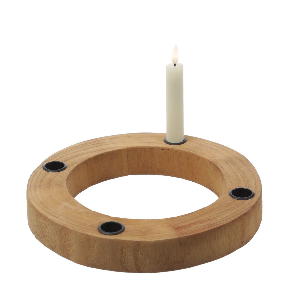 Stabkerzenhalter Adventskranz - Kerzenring für 4 Produktbild 5