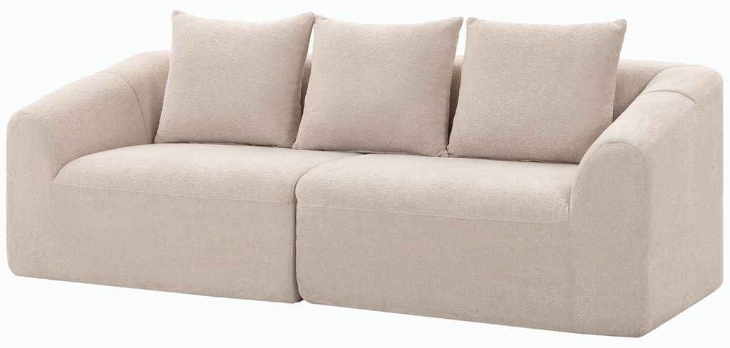 HOMCOM 3-zitsbank, 225 cm. Comfortabele bank met Productafbeelding 