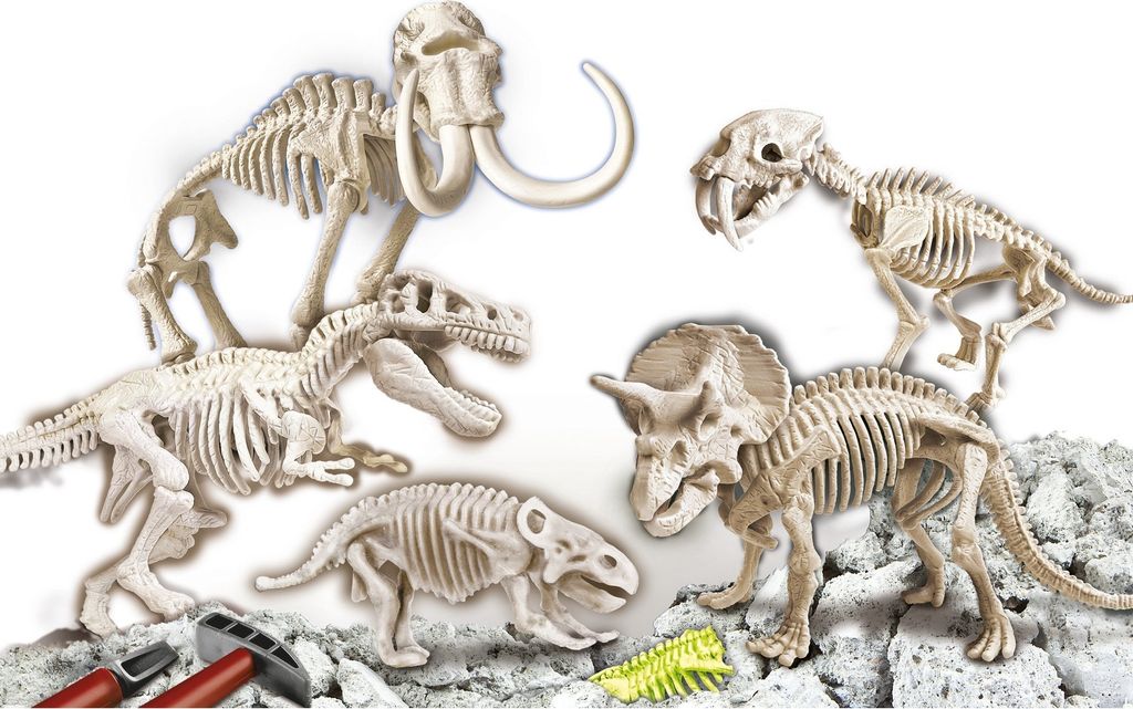 Clementoni 59258 - Ausgrabungs-Set Dino Mega-Collection Produktbild 