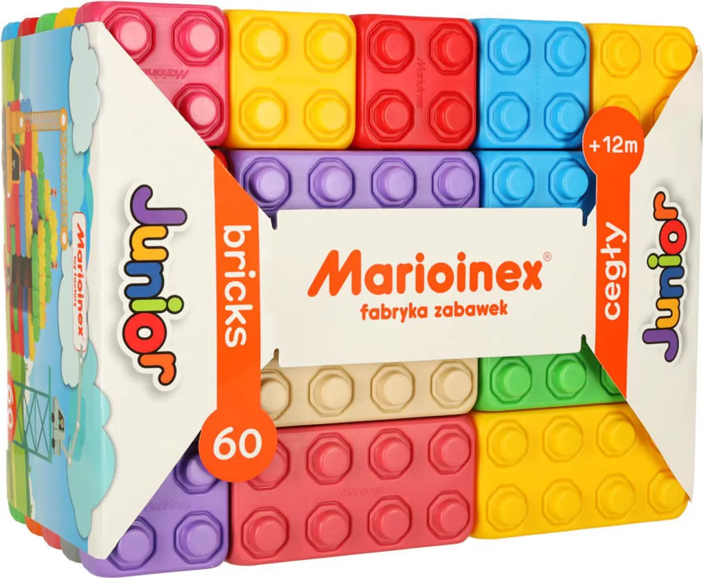 Briques Junior 60 multicolores : blocs de construction haute qualité - 8