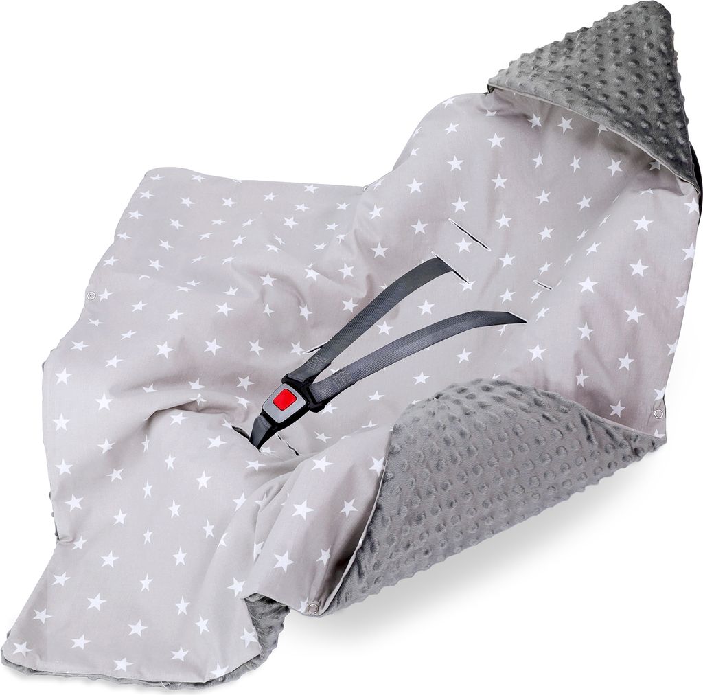 Einschlagdecke Babyschale Baby Decke 90x90 cm - Fußsack Produktbild 1