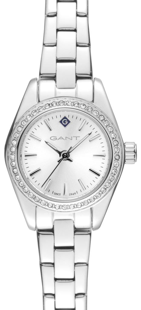 GANT Damenuhr Quarzuhr silber onesize Damen 22 mm G194106, G194107