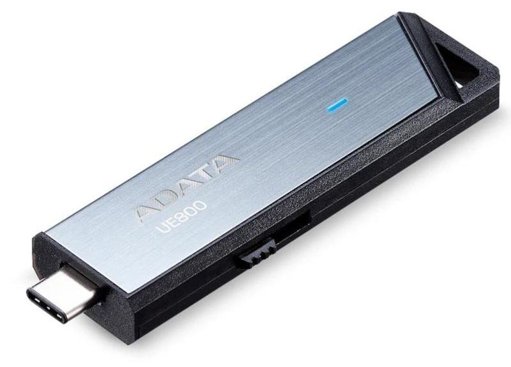 ADATA UE800/128GB/USB 3.2/USB-C/Stříbrná Produktbild 