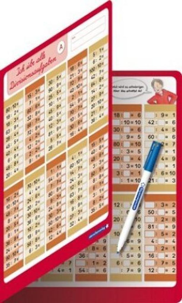Ich übe alle Divisionsaufgaben mit Stift Produktbild 