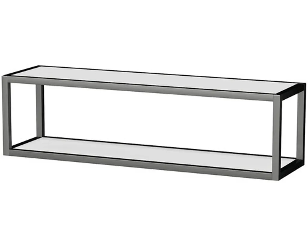Étagère de salle de bain Intedoor Oxo OALU L 90/25 B Design Aluminium