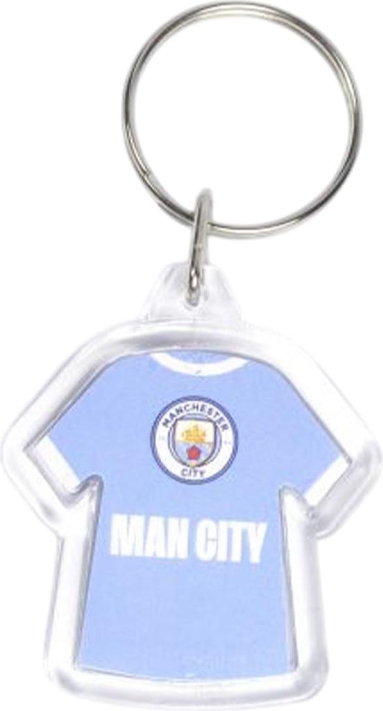 Manchester City FC - Schlüsselanhänger, Acryl, Zweiseitig BS6352 (Einheitsgröße) (Himmelblau)