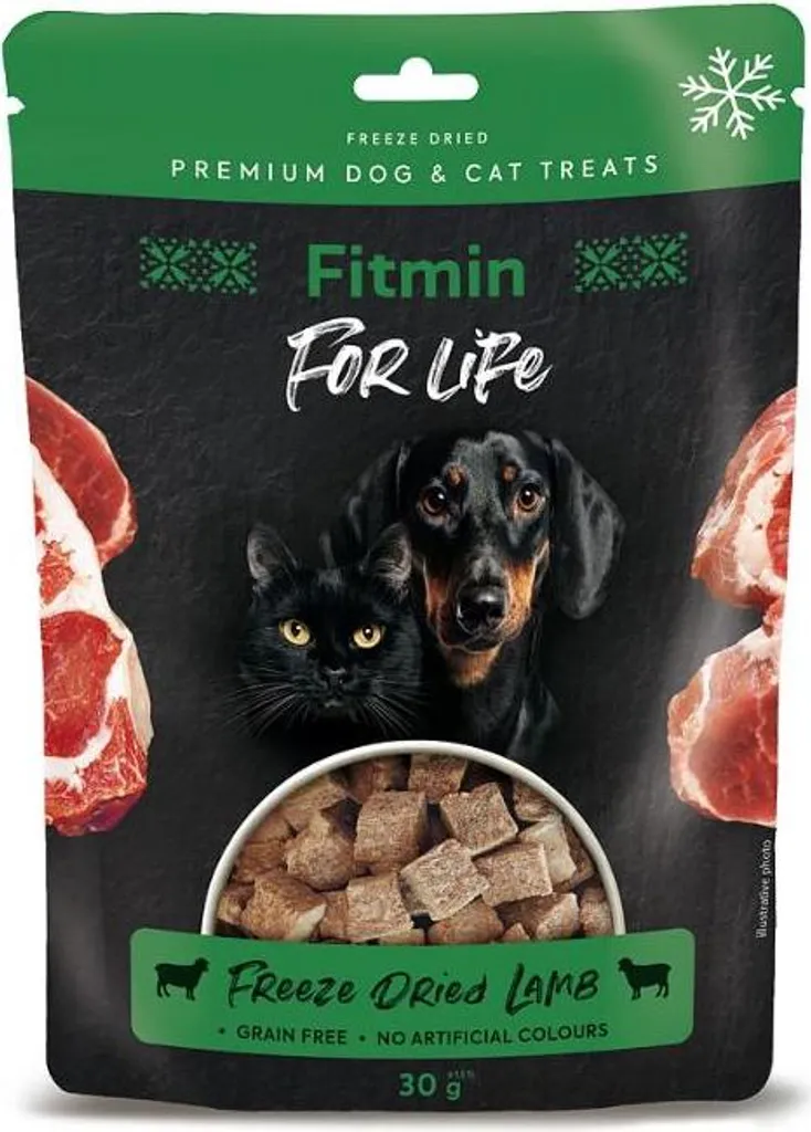 Fitmin For Life Agnello Liofilizzato 30g - Premio Ghiotto Naturale