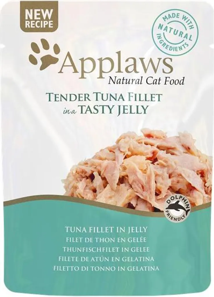 Hydratation du Chat : Filets de Thon en Gelée Applaws - Pack de 16