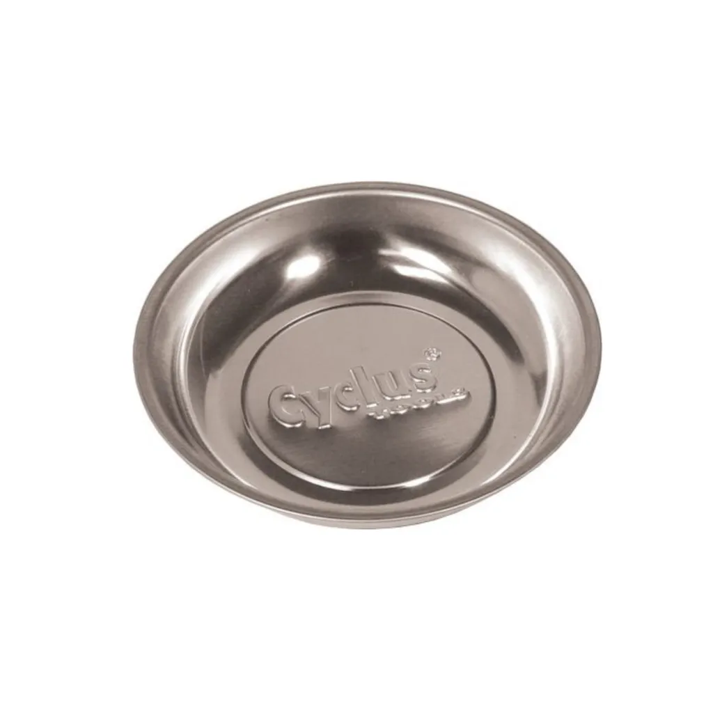 Cyclus Plaque en Acier Inoxydable Argent RVS - Support Aimanté Mural