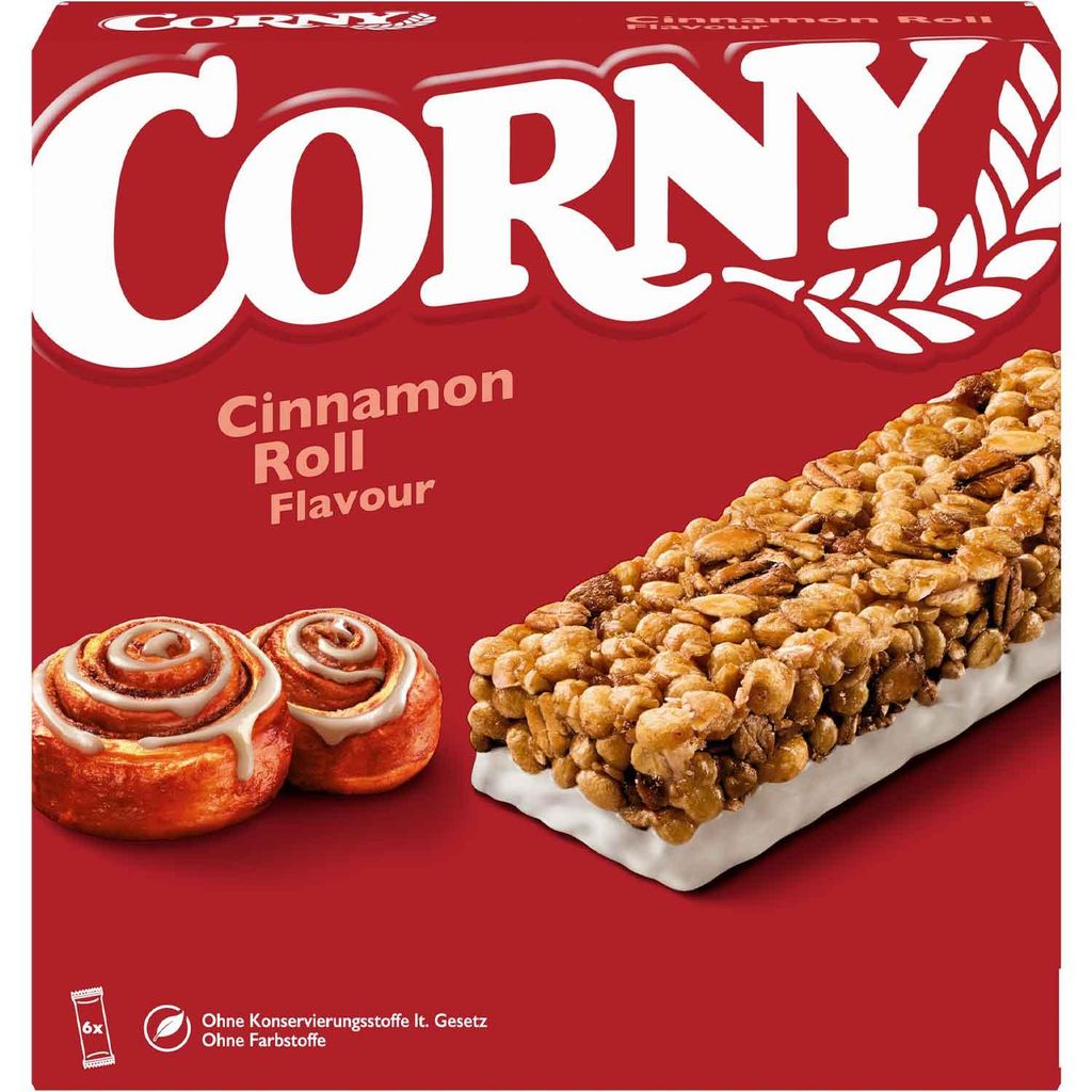 Baton zbożowy Corny Cynamonka 6 x 25 g Zdjęcie produktu 