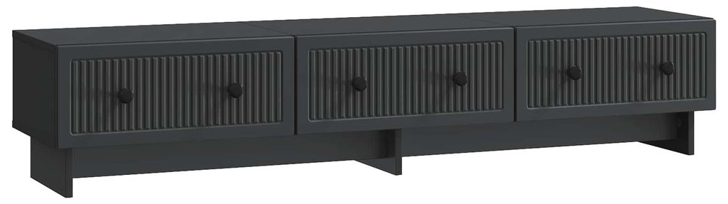 Maison Exclusive - TV-Schränk Schwarz 147 x 34,5 x 30 cm Holzwerkstoff