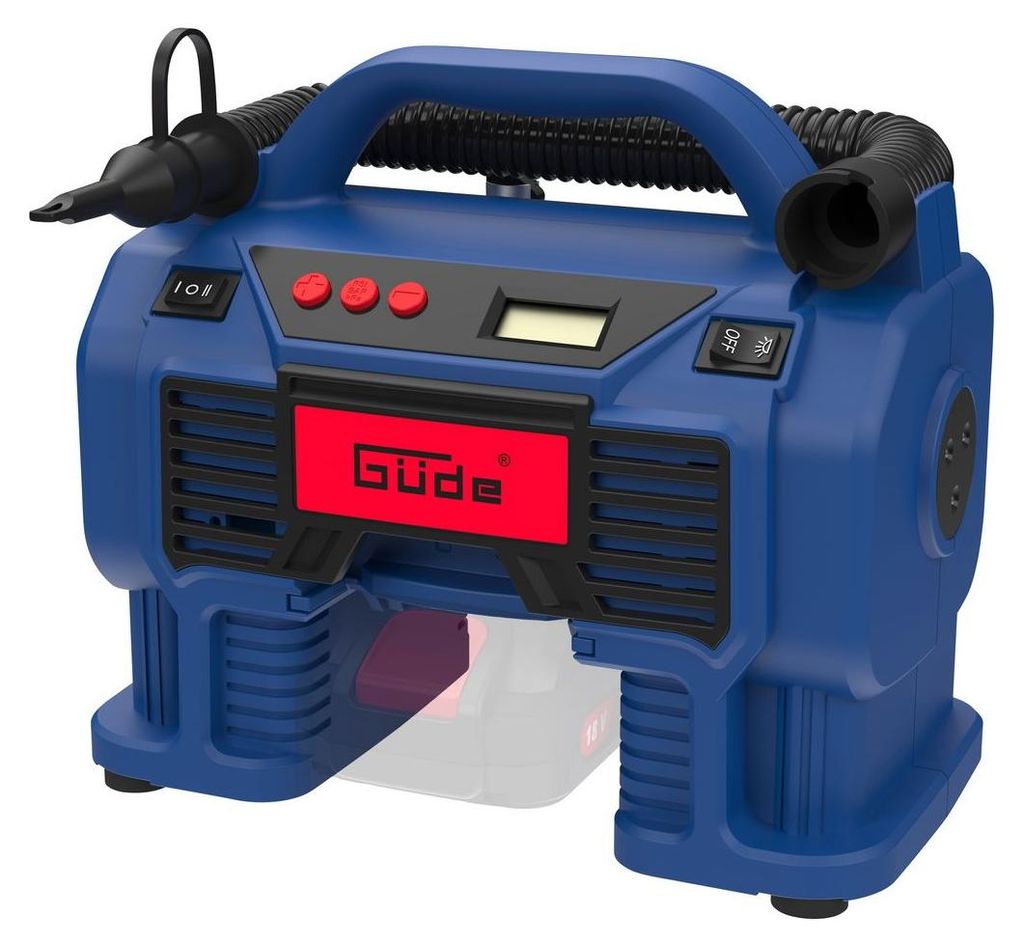 Güde Akku Kompressor K 18-0, mobiler Druckluft Kompressor, Luftkompressor, Druckluftkompressor