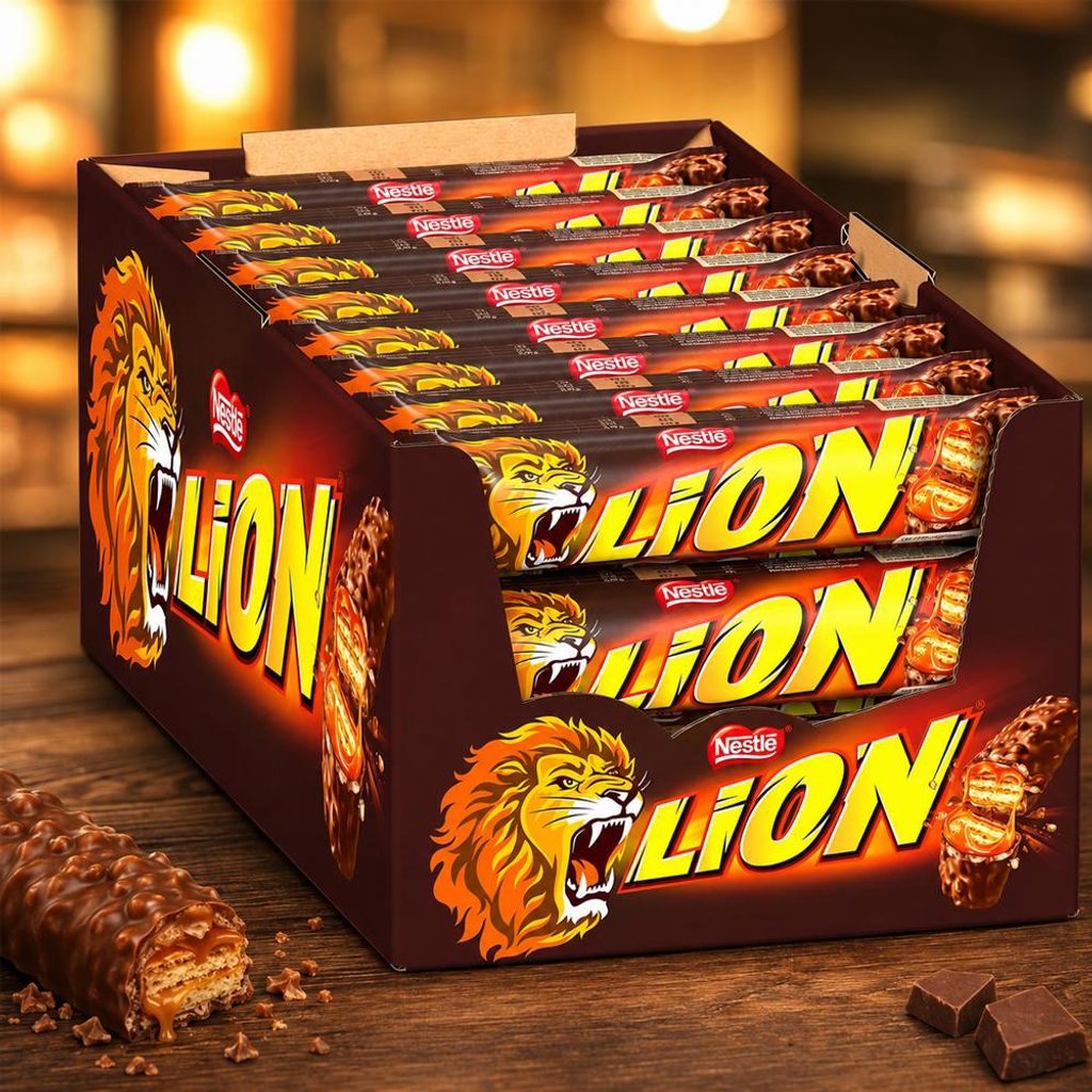 Confezione da 24 barrette Nestlé Lion, peso netto di 42g Immagine del prodotto 