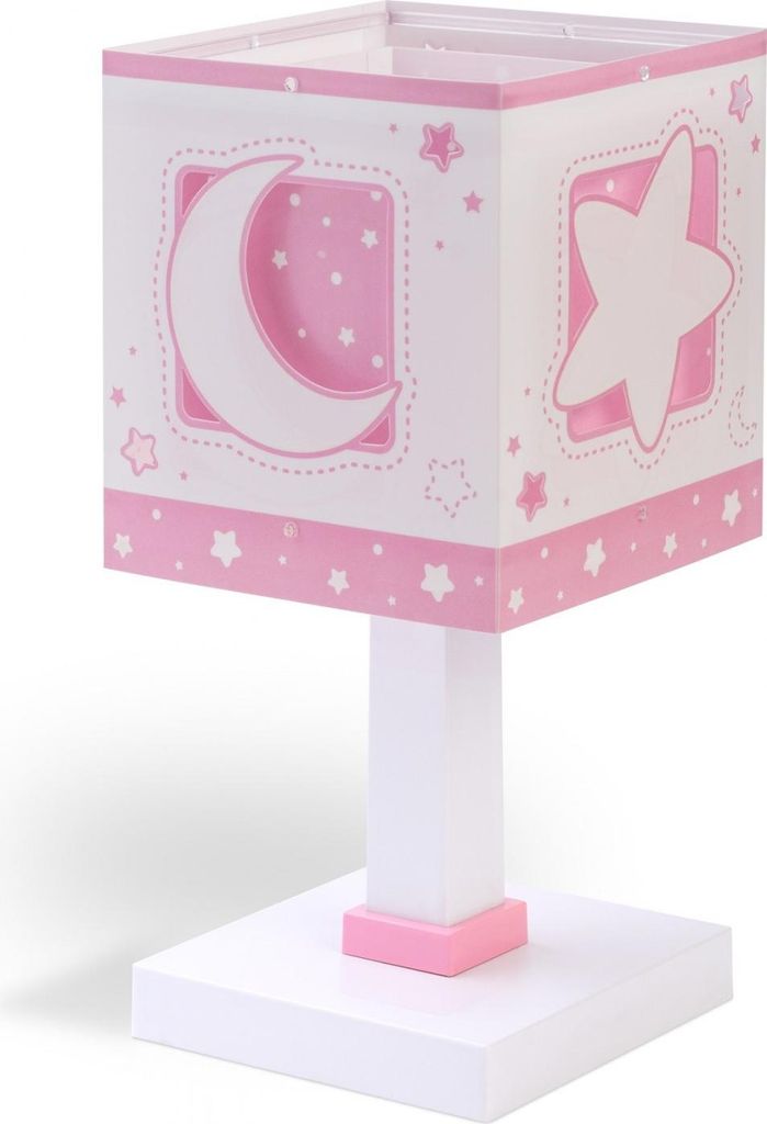 Nachttischlampe LED Nachtlicht für Kinder Luna und Sterne