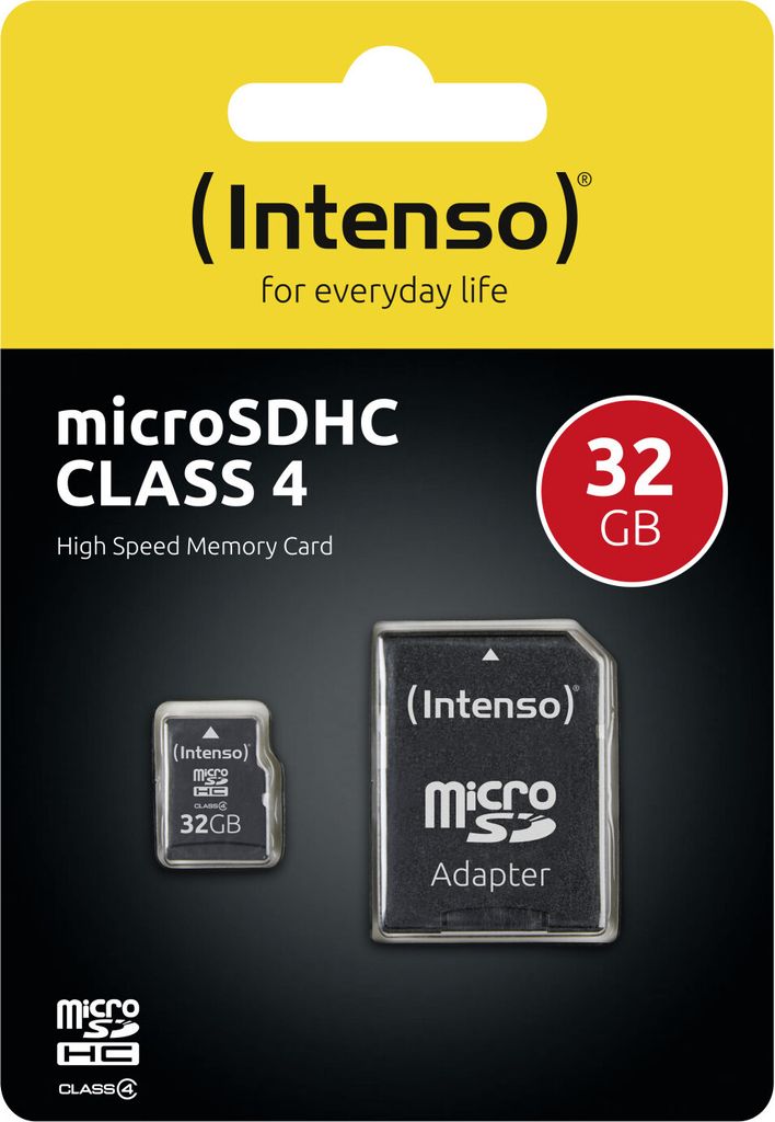 Karta SD MicroSD 32GB Intenso inkl. Adapter SD Zdjęcie produktu 8