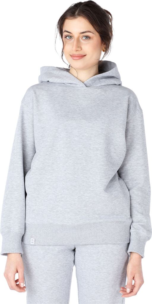 Bellivalini Kapuzenpullover lang Damen Hoodie Pullover BLV210 (Melange, L)