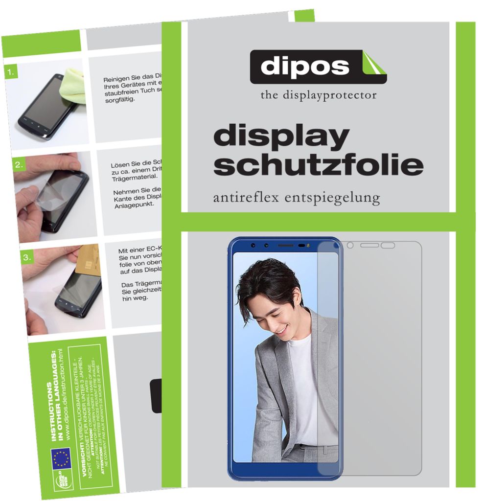 6x Schutzfolie für Lenovo K5s matt Displayschutzfolie Folie Display Schutz dipos