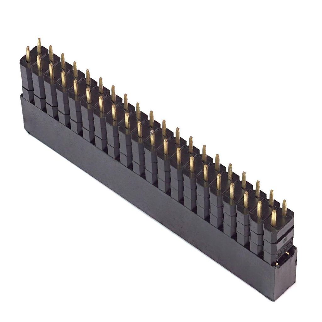 40 Pin GPIO Buchsenleiste, extra hoch, für Raspberry Pi Produktbild 
