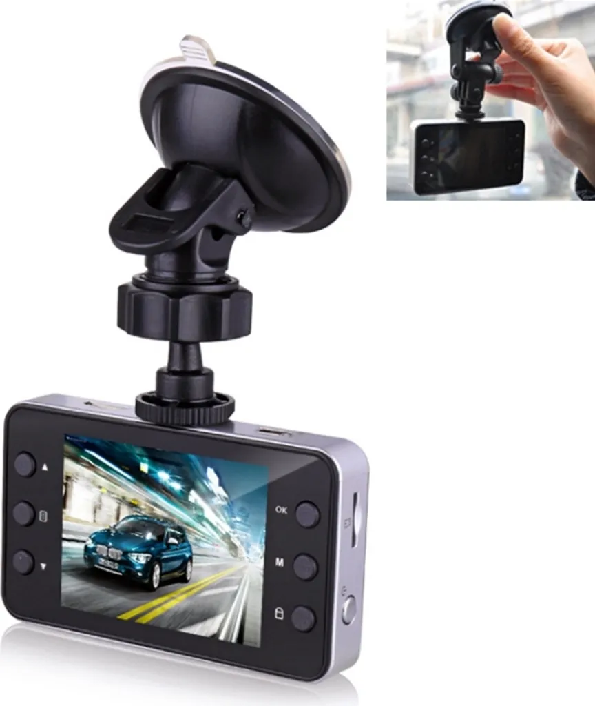 Telecamera Auto K6000 140° - Registratore Video Viaggi Full HD 720P