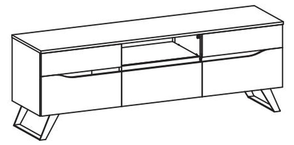 Wohnzimmer Möbel Unterschrank Anrichte Kommode Side Low Board Hotel Schrank Neu