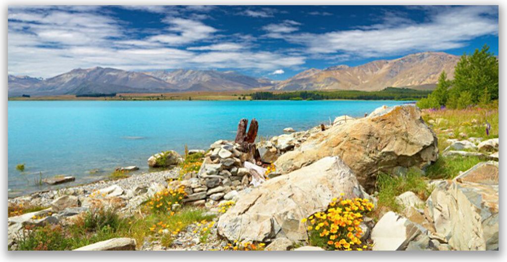 Glasbilder 140x70 Wandbild Druck auf Glas Meer Landschaft