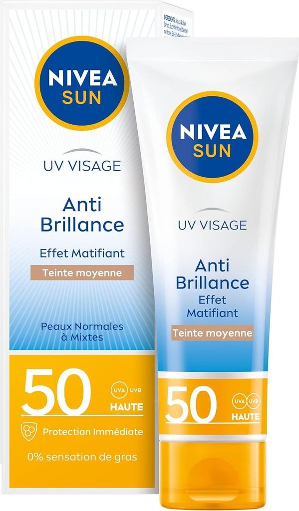 Nivea Sun Crème solaire teintée, 50 SPF, 50 ml Image du produit 