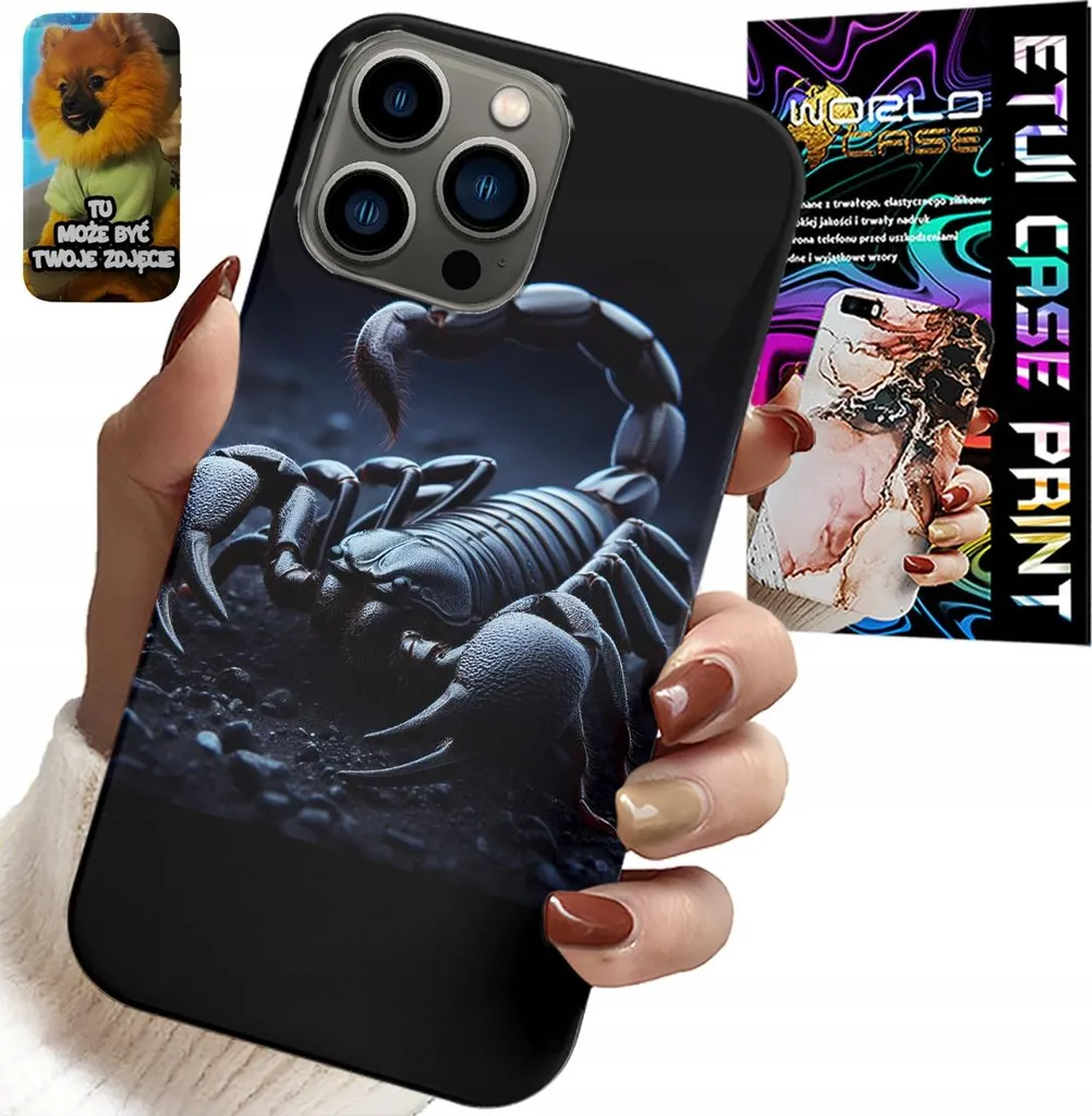 Custodia Per Iphone 13 Pro - Scorpione, Scorpioni + Pellicola Idrogel