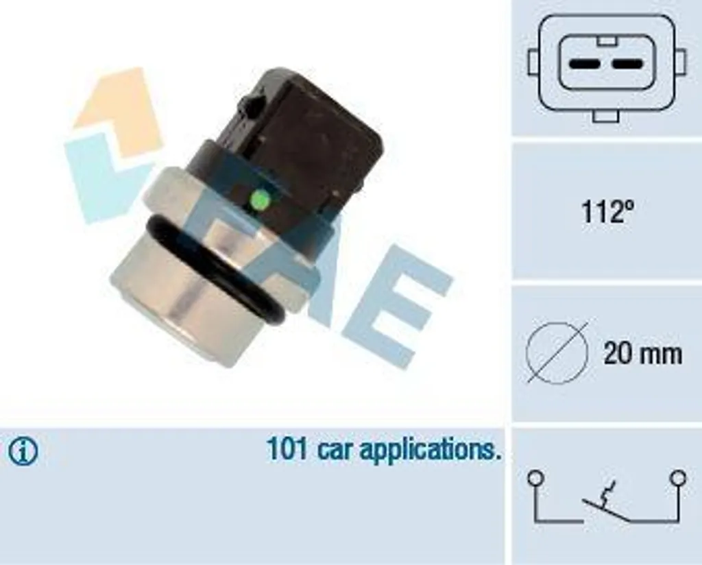 FAE 35640 Interruttore Termico Liquido Refrigerante OE 7355021 Vendita Online