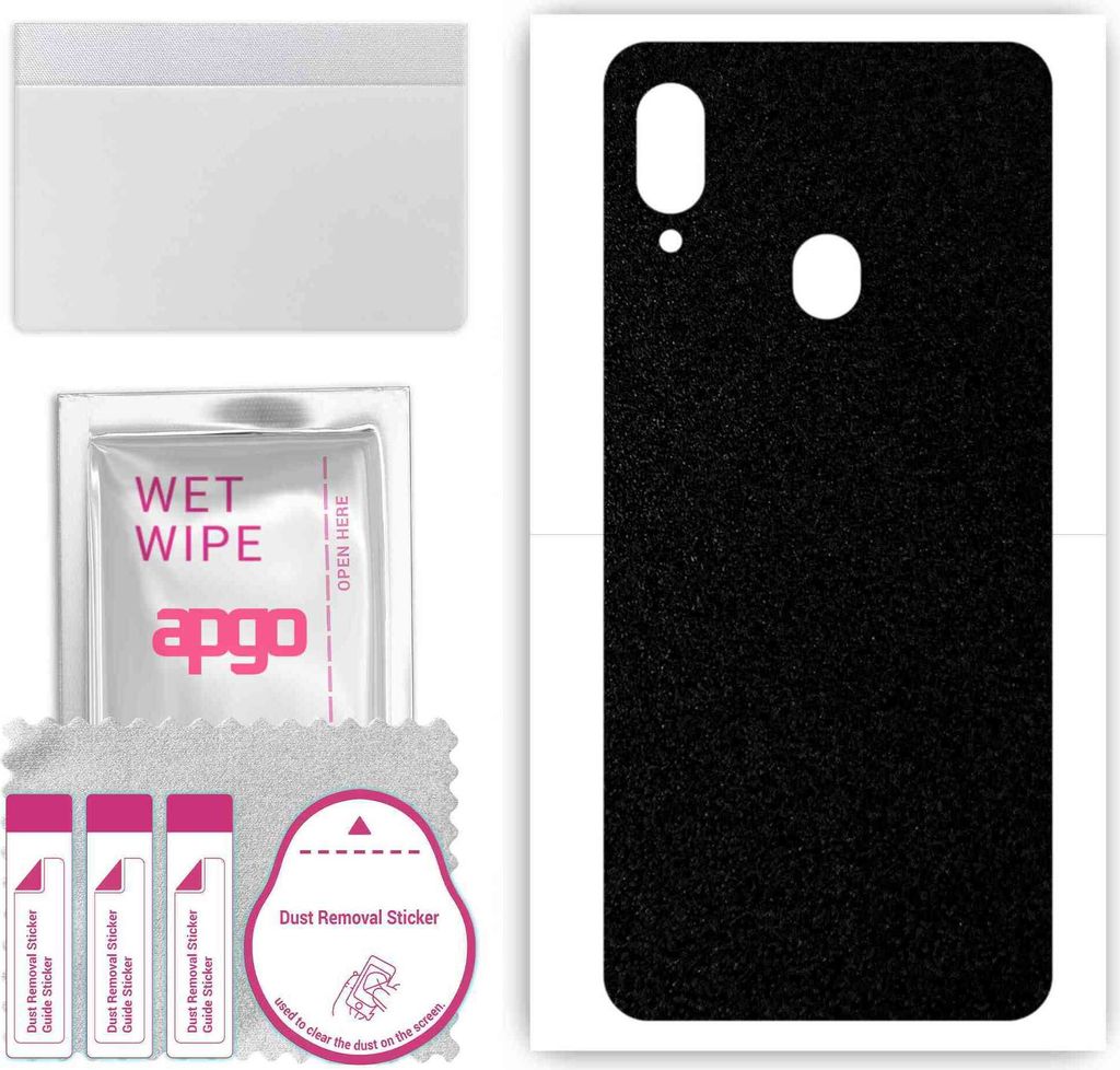 apgo Rückseite Schutzfolie, Skin, kompatibel mit ZTE Blade V10 Vita, Hinten Displayschutzfolie aus Vinylfolie, kratzfest, einfache Montage - Matts...