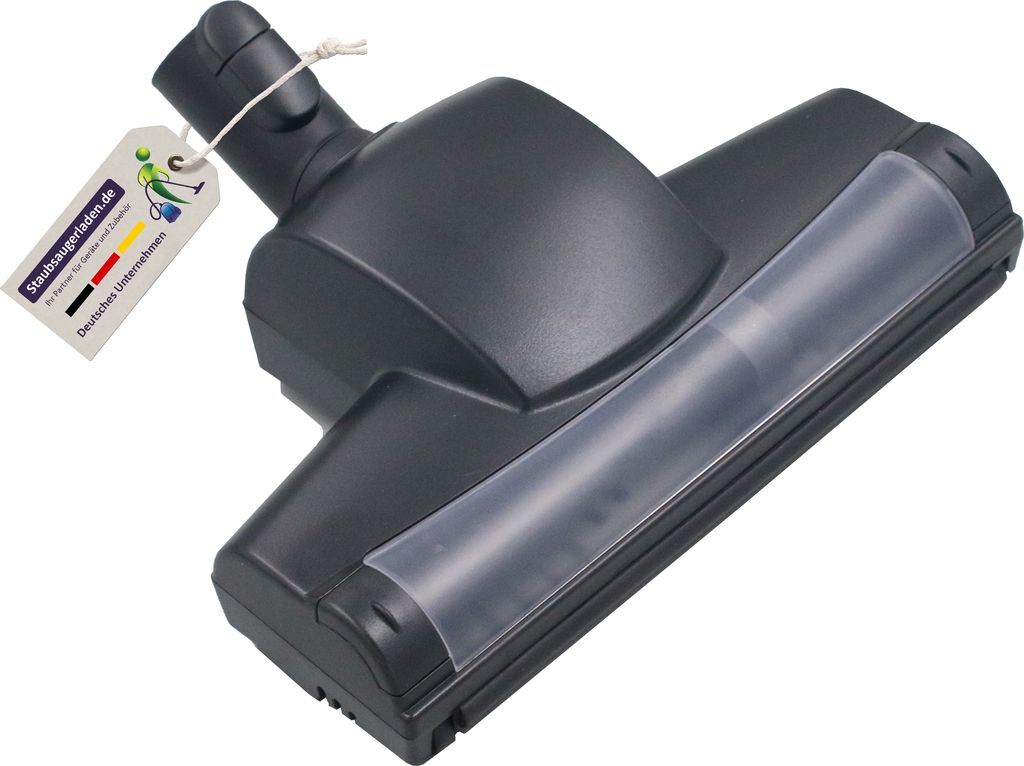 A vacuum cleaner brush head is shown against a white background.