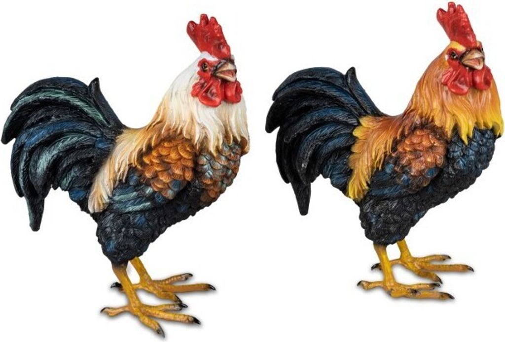 1 Stück von 2 Varianten Osterdekoration Osterschmuck Hahn Produktbild 