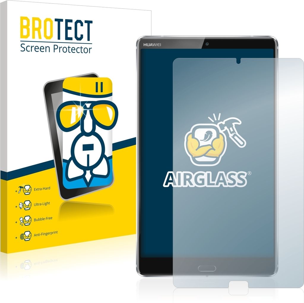 BROTECT Schutzglas für Huawei MediaPad M5 8.4 Schutzfolie Panzer Folie Glas Display Schutz klar