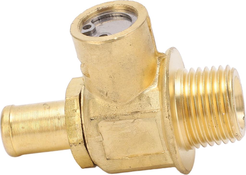 F110N Motoröl Abflussventil mit LC -10 Hebelclip 3/8-18 NPT Messing One Touch Operation für Van -Auto -LKW