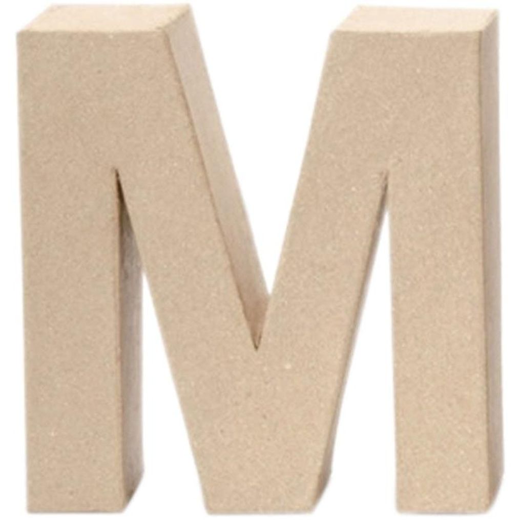 Glorex Papp-Buchstabe M 17,5 x 5,5 cm Produktbild 
