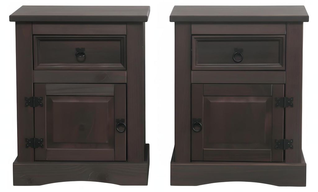 New Mexico Nachttisch 2 stk. Breite 53 cm, Höhe 66 cm mit 1 Produktbild 