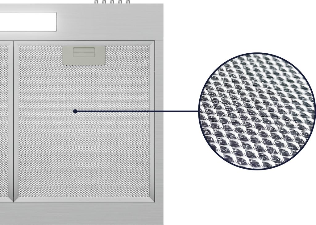 CIARRA A+ Dunstabzugshaube 60cm Unterbauhaube Unterbau Produktbild 6