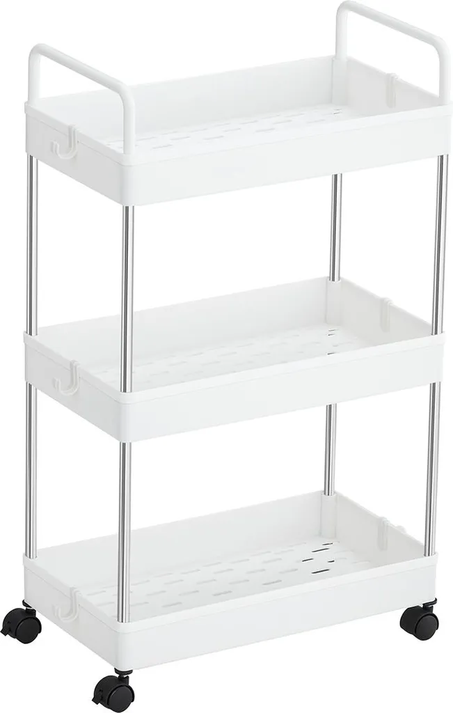 Carrello Officina 3 Ripiani in Acciaio - Carrello Attrezzi Professionale