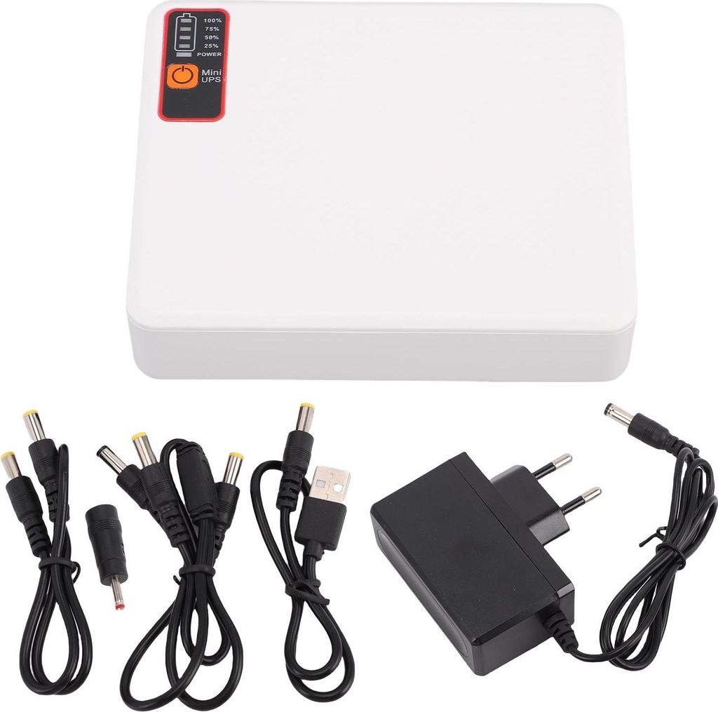 Malý UPS 12000 mAh 18 W 5 V 9 V 12 V DC typ C a USB Obrázek produktu 