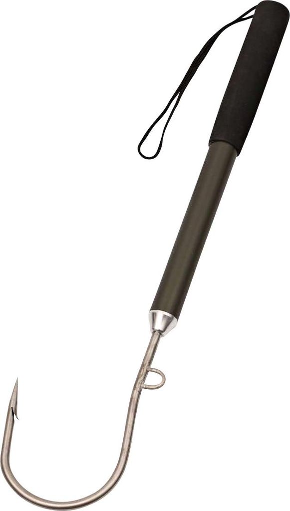 Angel-Gaff Big Game Serie 50 cm mit rostfreiem Haken und Sicherheitsöse für Meeresfisch