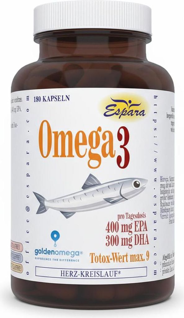 Espara Omega-3 Kapseln 180 Stueck