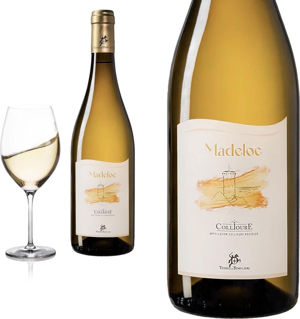 2023 Collioure blanc MADELOC von Terres des Templiers - Weißwein