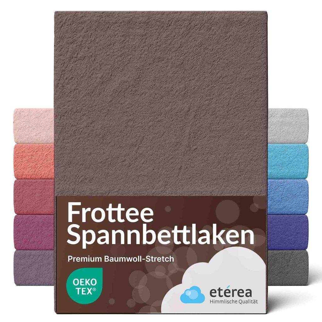 etérea Frottee Spannbettlaken 80% Baumwolle 20% Polyester 140x200 - 160x200 cm