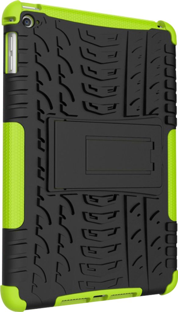 Peachy Reifenprofil-Abdeckung, Griff, Ständer, TPU-Kunststoff, Kompatibel mit iPad Mini 4 5 Hülle - Grün