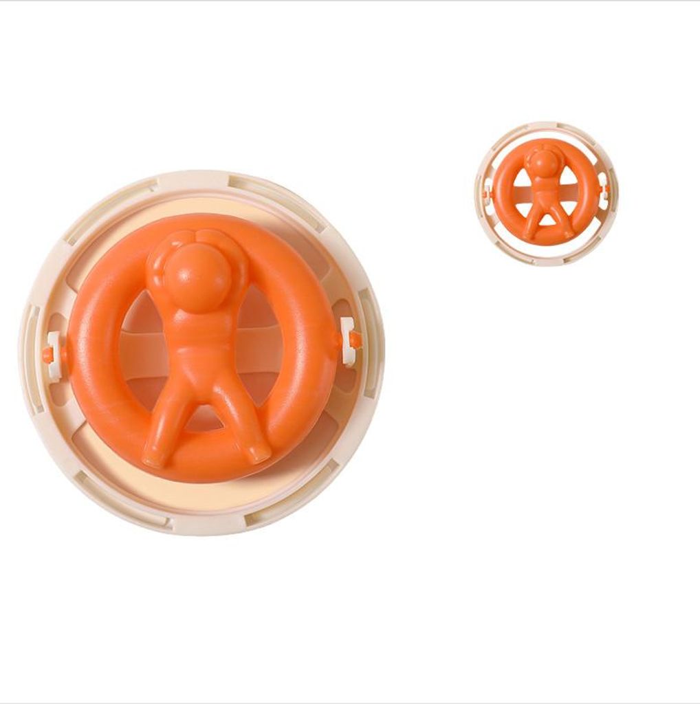 INF Waschmaschinen-Filtersack-Set mit 2 Stück - Fussel- und Haarentferner Orange