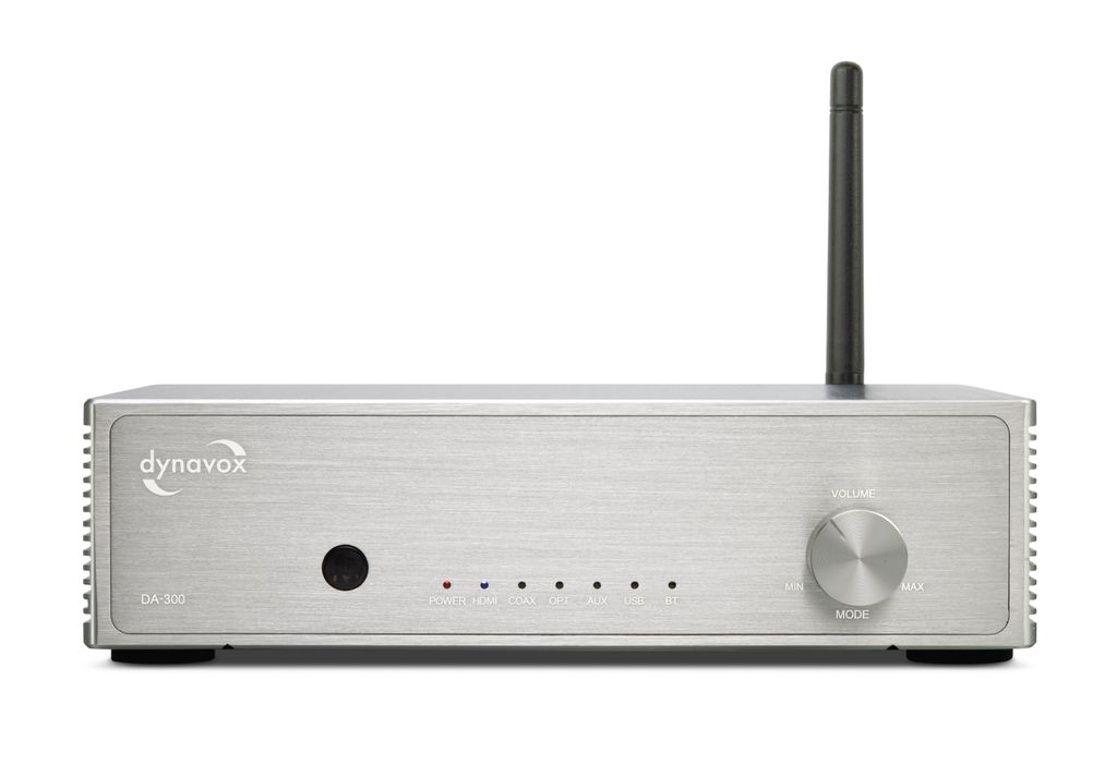 Dynavox DA-300 Kompaktverstärker mit HDMI ARC silber Produktbild 